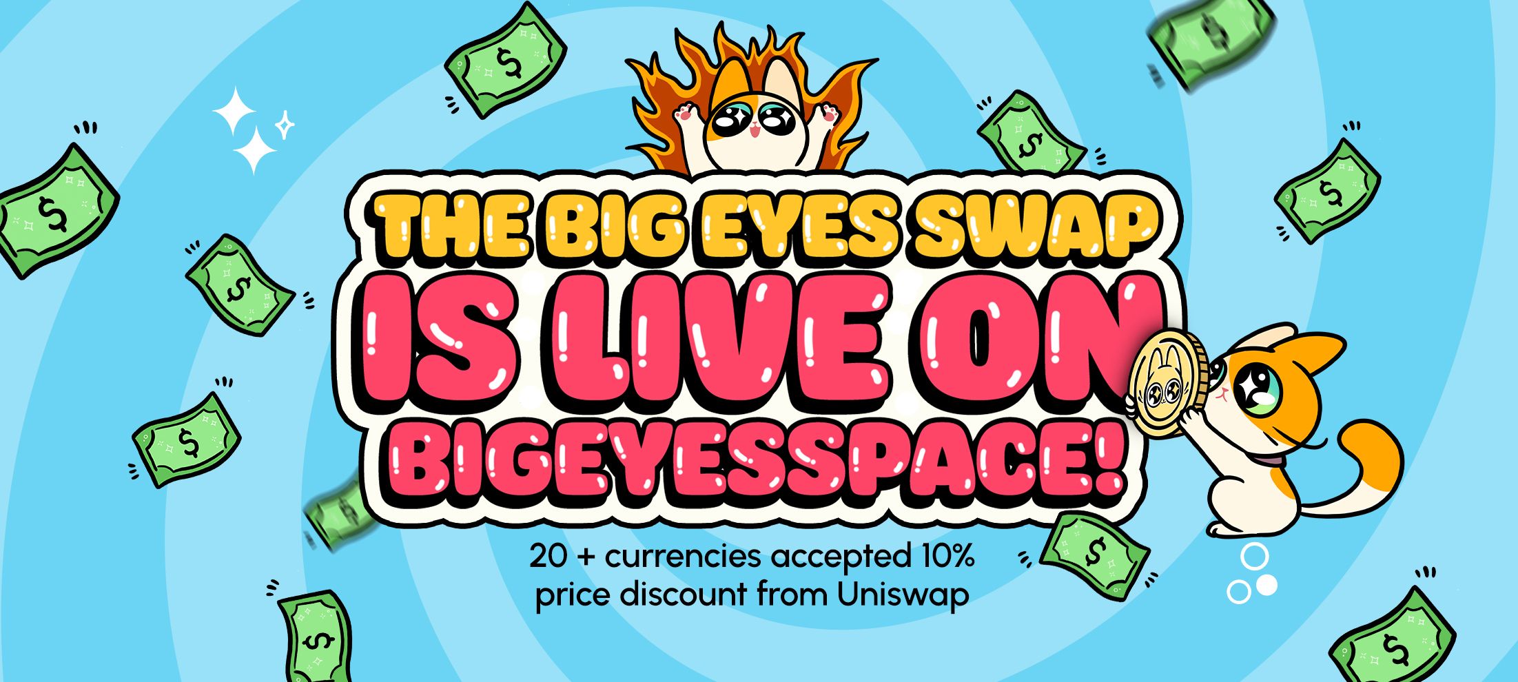 Big Eyes - Web3 Casino + P2E + 10 Exchanges Launching!